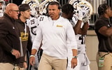 Western Michigan Broncos head coach Lance Taylor walks the sideline during the first half against the Ohio State Buckeyes at Ohio Stadium. - Adam Cairns, USA TODAY Sports