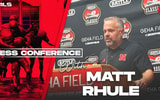 Nebraska football coach Matt Rhule spoke after the Huskers beat Cincinnati in the 2025 season opener