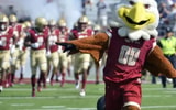 Boston College mascot Baldwin