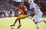USC quarterback Jayden Maiava rushes for a touchdown against Missouri State