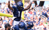 UConn Football wide receiver Skyler Bell