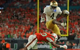 Notre Dame running back Jeremiyah Love hurdle Miami