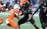 South Carolina EDGE Dylan Stewart makes a tackle against Virginia Tech (Photo: CJ Driggers | GamecockCentral.com)