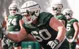 Michigan State guard Luka Vincic (photo courtesy of Michigan State football via Twitter).