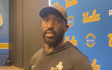 UCLA head coach DeShaun Foster