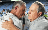 TCU HC Sonny Dykes, North Carolina HC Bill Belichick