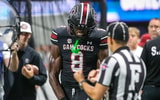 South Carolina WR Nyck Harbor during the Virginia Tech game (Photo: Katie Dugan | GamecockCentral.com)