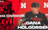 Nebraska football offensive coordinator Dana Holgorsen at Huskers post-Cincinnati press conference