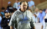 Bill Belichick during UNC football's season opener against TCU.