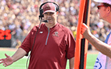 Boston College Eagles head coach Bill O'Brien gestures on the sideline during the first half against the Fordham Rams at Alumni Stadium. - Eric Canha, USA TODAY Sports