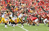 The Hawkeyes lost in Ames for the first time since 2011. (Photo by Dennis Scheidt)