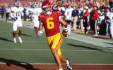 USC receiver Makai Lemon scores a touchdown against Georgia Southern
