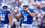 Zach Calzada vs. Ole Miss (Photo via Mont Dawson, Kentucky Sports Radio)