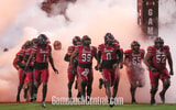 The South Carolina football team run out to 2001 before the SC State game on Sept 6 2025-CJ Driggers-GamecockCentral