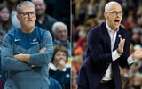 UConn Huskies Basketball coaches Geno Auriemma and Dan Hurley