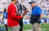 Mark Stoops pleads his case during Kentucky's loss to Ole Miss, via Mont Dawson, KSR