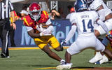 USC running back Waymond Jordan carries the ball against Georgia Southern