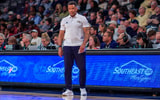 Georgia Tech head coach Damon Stoudamire
