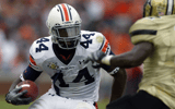 Ben Tate during the 2007 home game against Vanderbilt. (Photo by USA Today)