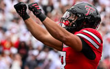 Texas Tech RB Cam Dickey scoring a touchdown against Kent State