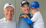 Three generations of Roushes got to wathc Kentucky take on Ole Miss at Kroger Field, (L to R) Jim, Nick, and Duke