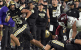 PurduePurdue Boilermakers running back Devin Mockobee (45) runs the ball during the second half against the Southern Illinois Salukis at Ross-Ade Stadium