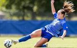 Mallory Glass slides for the Kentucky women's soccer team, via Camryn Williams, UK Athletics