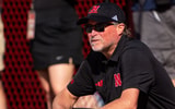 Nebraska football offensive coordinator Dana Holgorsen during pregame of the Huskers' Week 3 game against Houston Christian