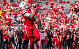Nebraska football WR Cortez Mills caught his first career TD pass during the Huskers' 59-7 win over Houston Christian