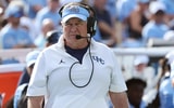 UNC coach Bill Belichick during Carolina's blowout win over Richmond on Saturday.