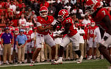 Rutgers Football QB AJ Surace and RB Edd Guerrier