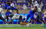 Kentucky Wildcats running back Jason Patterson (26). UK Football vs. Eastern Michigan at Kroger Field on Saturday, September 13, 2025 in Lexington, Kentucky. Photo by Crawford Ifland, Kentucky Sports Radio.