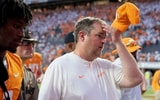 Saul Young/News Sentinel / USA TODAY NETWORK via Imagn Images | Tennessee head coach Josh Heupel walks off the field after the loss to Georgia in an NCAA college football game on September 13, 2025, Knoxville, Tennessee.