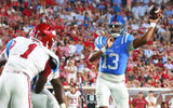 NCAA Football: Arkansas at Mississippi