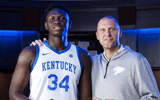 Photo of Arafan Diane (left) and Mark Pope via Instagram: arafandianne | UK Athletics