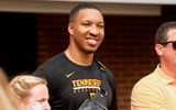 Brianna Paciorka/News Sentinel via Imagn Content Services, LLC | Former Tennessee basketball player Grant Williams is seen with Tennessee Athletic Director Danny White during a NCAA football game against Tennessee Tech at Neyland Stadium in Knoxville, Tenn. on Saturday, Sept. 18, 2021.  Kns Tennessee Tenn Tech Football