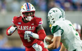 Kansas Jayhawks linebacker Trey Lathan