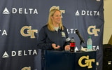 Georgia Tech head women's basketball coach Karen Blair