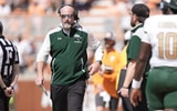 Caitie McMekin/News Sentinel / USA TODAY NETWORK via Imagn Images | UAB coach Trent Dilfer during a college football game between Tennessee and UAB at Neyland Stadium in Knoxville, Tenn., on Sept. 20, 2025.