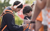 Caitie McMekin/News Sentinel / USA TODAY NETWORK via Imagn Images | Tennessee quarterback Joey Aguilar (6) signs a fans‚Äô shirt during the Vol Walk before a college football game between Tennessee and UAB at Neyland Stadium in Knoxville, Tenn., on Sept. 20, 2025.