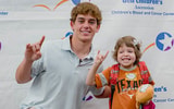 Texas QB Arch Manning at Austin hospital with Raising Cane's