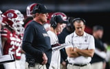 South Carolina OC Mike Shula and Shane Beamer (Photo: Katie Dugan | GamecockCentral.com)