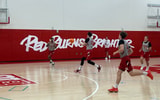 Nebraska basketball practice