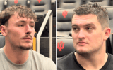 Aiden Fisher and Pat Coogan