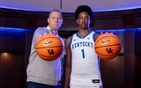 Mark Pope (left) and Anthony Thompson - UK Athletics