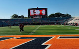 Gies Memorial Stadium ahead of a game between the USC Trojans and Illinois Fighting Illini