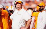 Brianna Paciorka/News Sentinel / USA TODAY NETWORK via Imagn Images | Tennessee coach Josh Heupel during a college football game between Tennessee and Mississippi State at Davis Wade Stadium in Starkville, Miss., on Sept. 27, 2025.