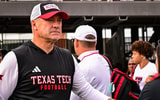 Texas Tech head coach Joey McGuire (Photo by Steven Leija)