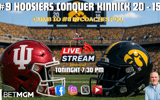 WAFFLE HOUSE ALWAYS OPEN SARRATT TD SEALS #9 HOOSIERS 20-15 WIN AT IOWA