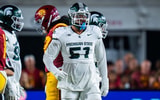 Michigan State DE Kekai Burnett (photo courtesy of Michigan State athletics/Kekai Burnett via Twitter).